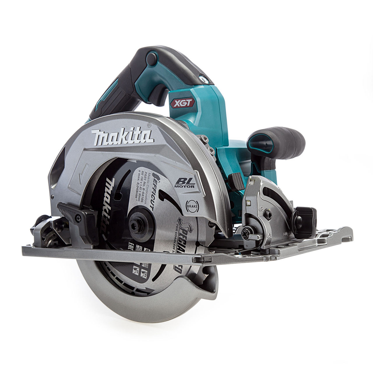 Makita HS004GD203 40Vmax XGT 190mm Циркулярен трион (2 x 2.5Ah батерии)