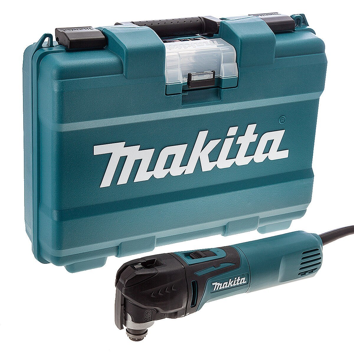 Makita TM3010CK осцилиращ мултиинструмент 320W с промяна на аксесоарите 240V