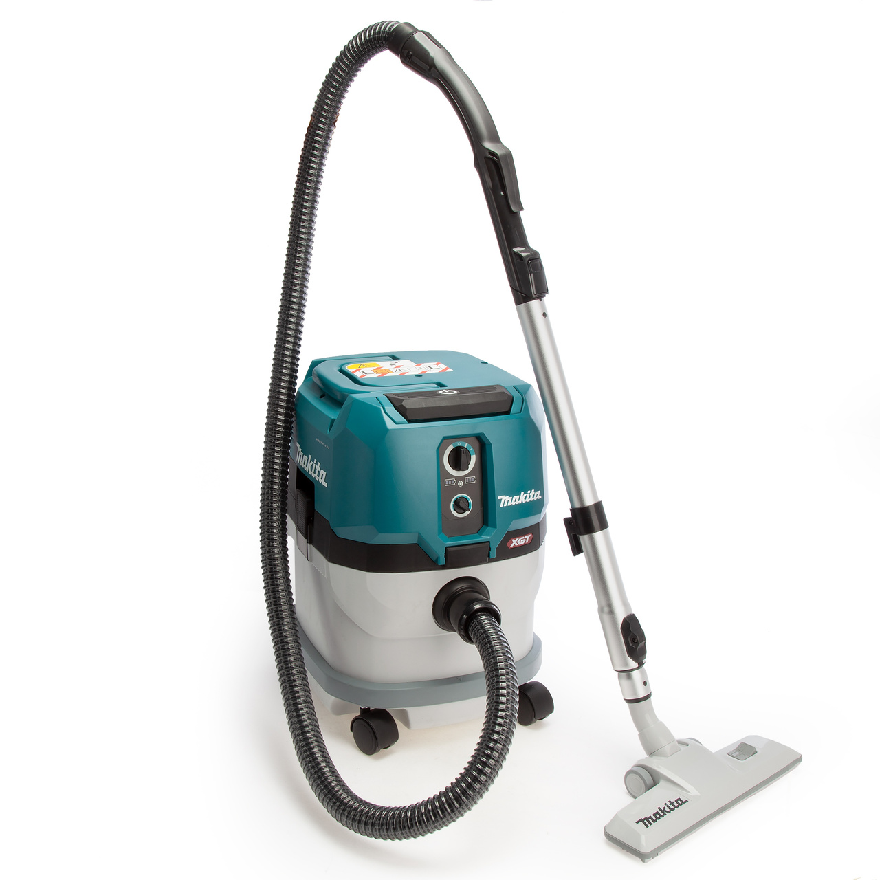 Makita VC003GLD21, L клас 40Vmax XGT прахоуловител за мокър и сух 15л (2 x 2,5Ah батерии)