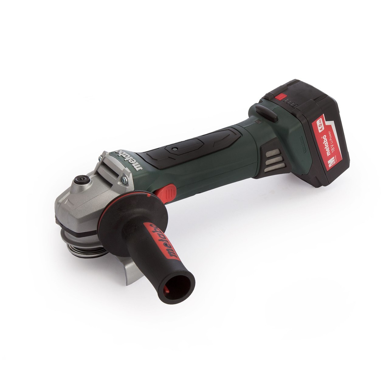 Metabo W18LTX бърза безжична Ъглошлайф 115/125 мм (2 x 4.0Ah батерии)