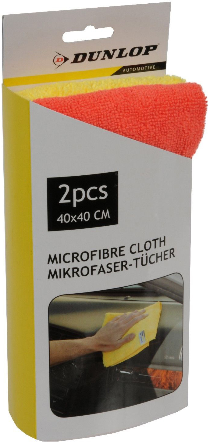Микрофибърна кърпа Dunlop 2бр. 40x40cm MF (41812) Микрофибърна кърпа Dunlop 2бр. 40x40cm MF