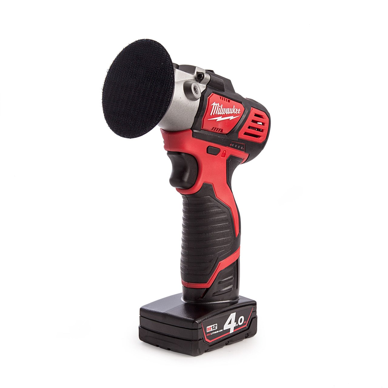 Milwaukee M12BPS- машина за шлифоване 12V Sub Compact полираща/ машина за полиране машина (1 x 2,0 Ah + 1 x 4,0 Ah батерия)