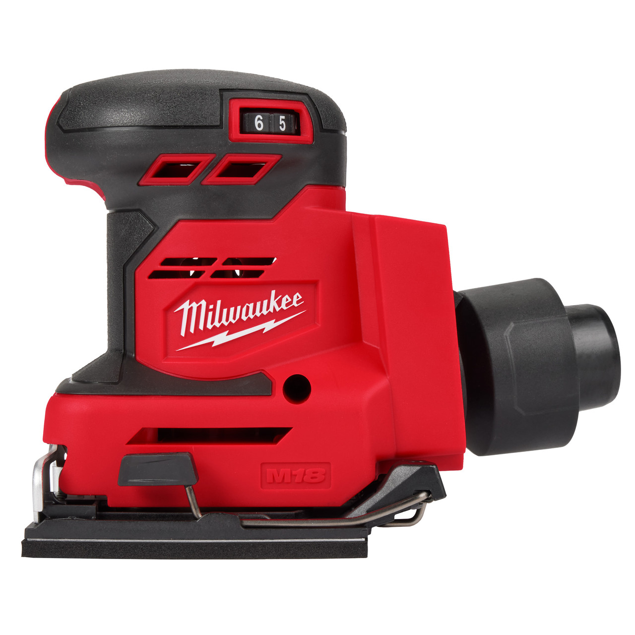 Milwaukee M18BQSS-0 M18 четвърт листова машина за шлифоване (само корпус)