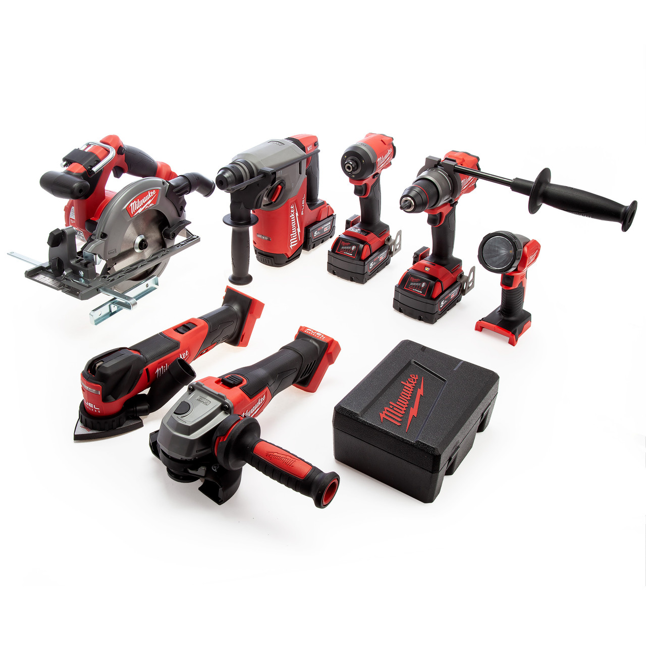 Milwaukee M18 FPP7A3-503B Powerpack Комплект от 7 части (3 x 5,0 Ah батерии)