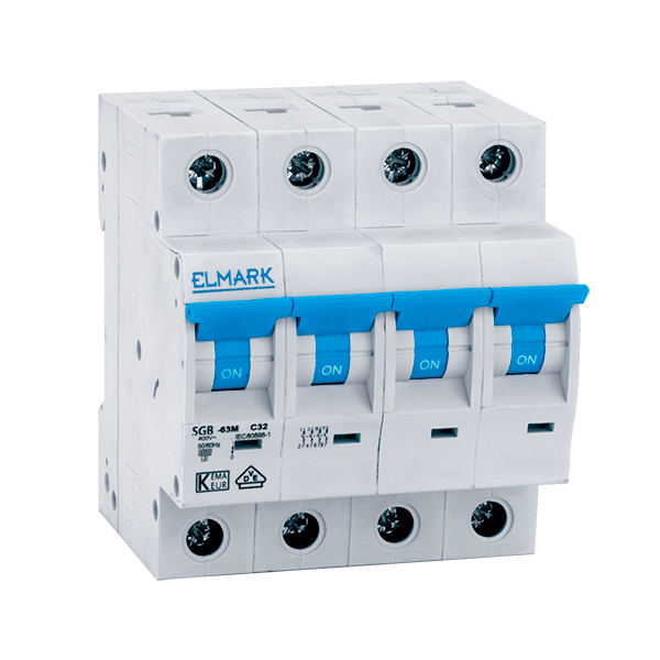 NEW АВТОМАТИЧЕН ПРЕДПАЗИТЕЛ MCB C64N 10A 4P 6kA КРИBА B