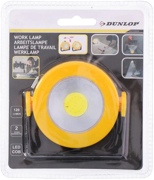 Работна лампа Dunlop 1x LED/COB AB -70087 11,5x5,3x2cm -150Lumen