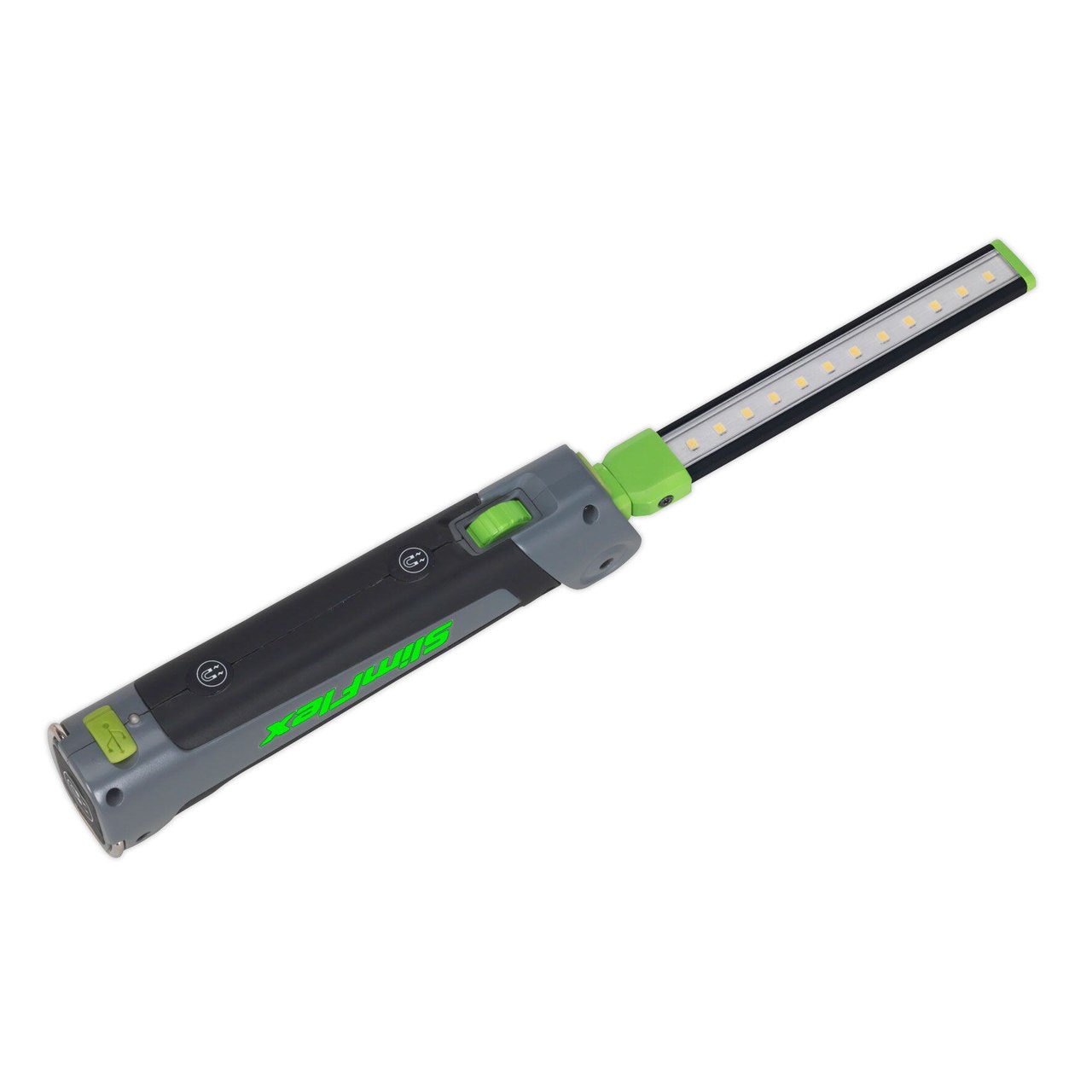 Sealey LED180 Акумулаторна тънък сгъваем инспекция лампа 12 + 1 SMD LED литиево-йонна
