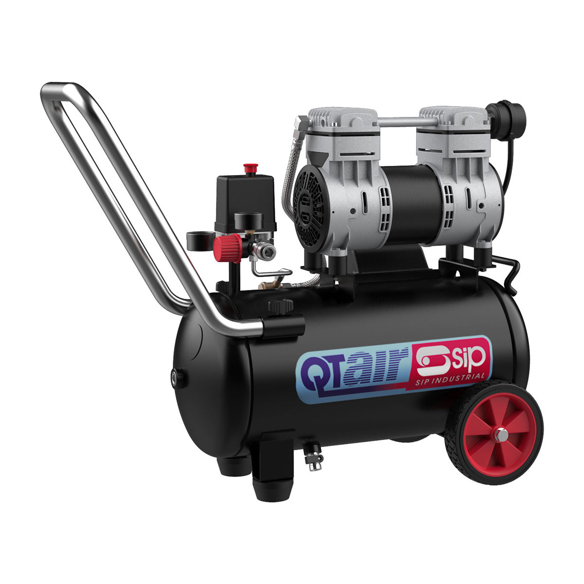 SIP 04381 QT 24/10 нискошумен компресор с директно задвижване 1,3 к.с.