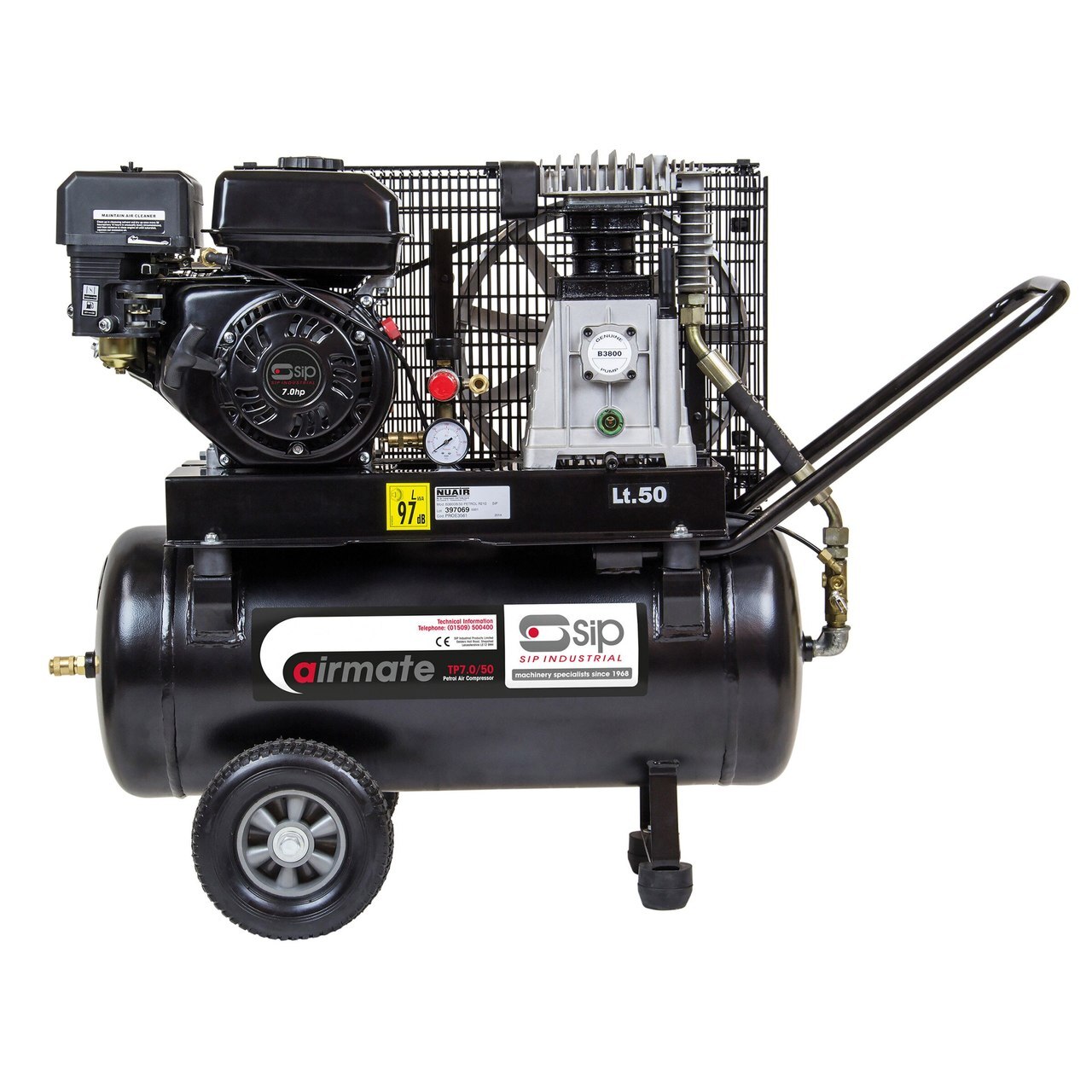 SIP 06217 Бензинов въздушен компресор Airmate TP7.0/50