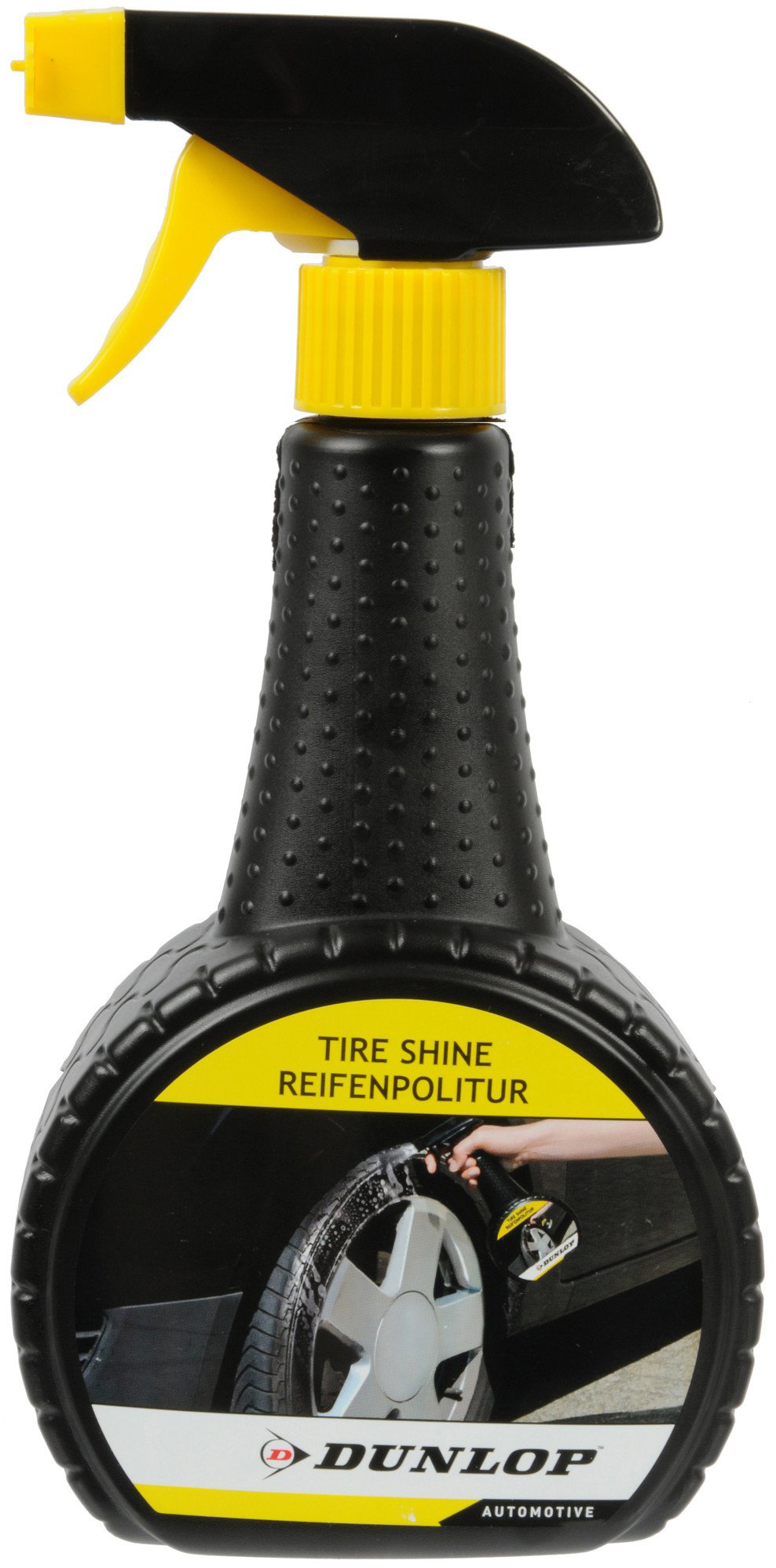 Спрей Dunlop за почистване на гуми 500ml -99292 Почиства и освежава гумите. UV защита