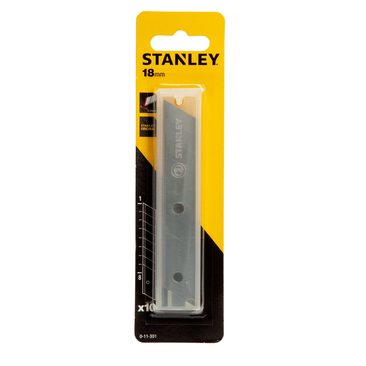 Stanley 0-11-301 Snap-Off Остриета за ножове осемнайсетмилиметра (опаковка от 10)