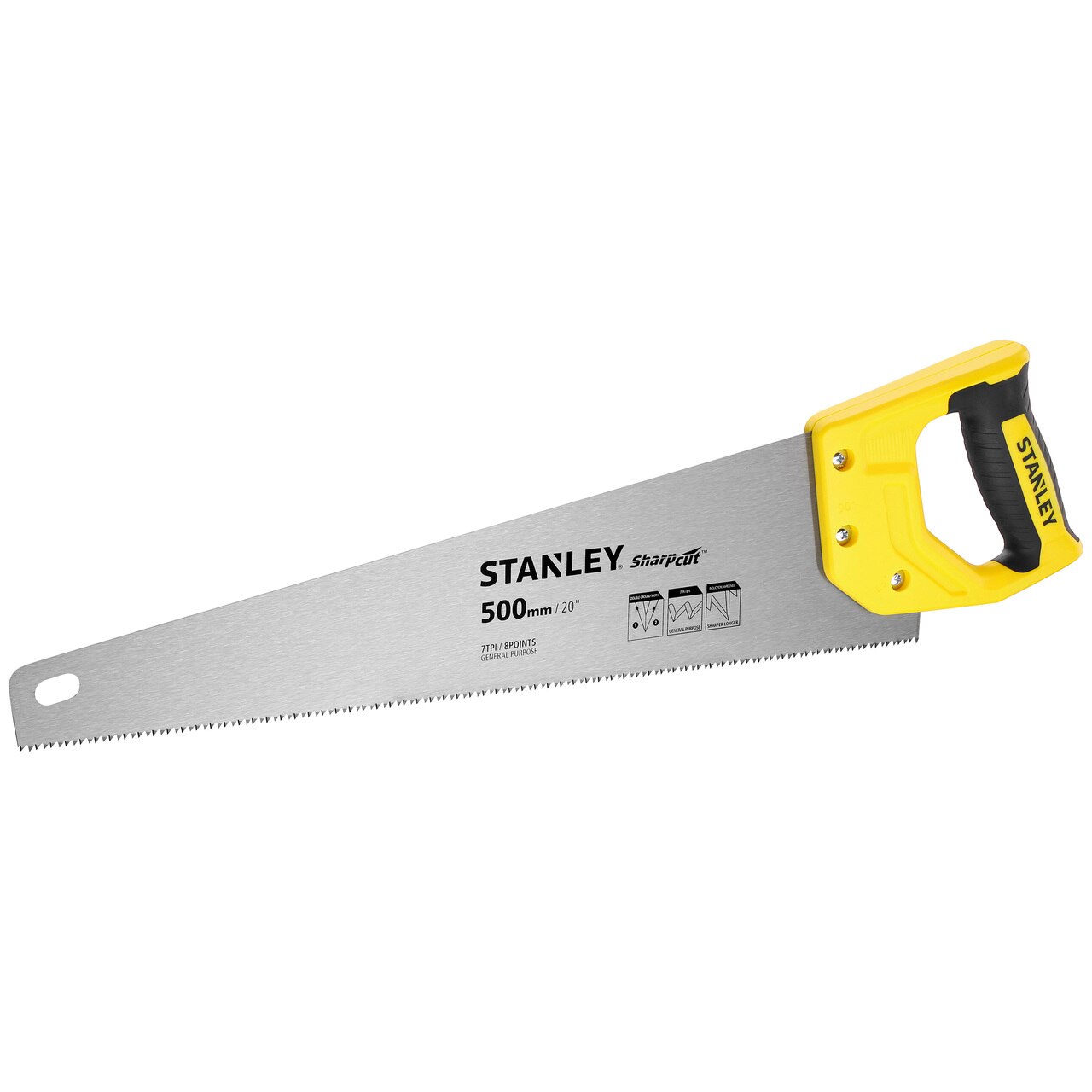Stanley STHT20367-1 Универсален ръчен трион Sharpcut 7TPI 500mm / 20in
