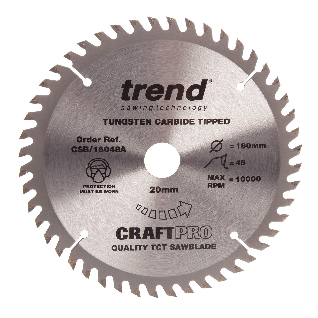 Trend CSB / 16048A CraftPro Кресто за острие на ножове 160мм x 20мм x 48T