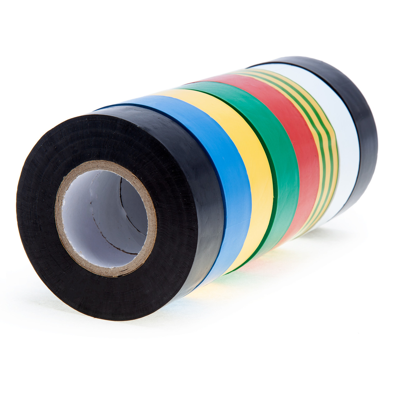 Ultratape 00351920ASST8 Разнообразна PVC електроизолационна лента 19 mm x 20 m (опаковка от 8)