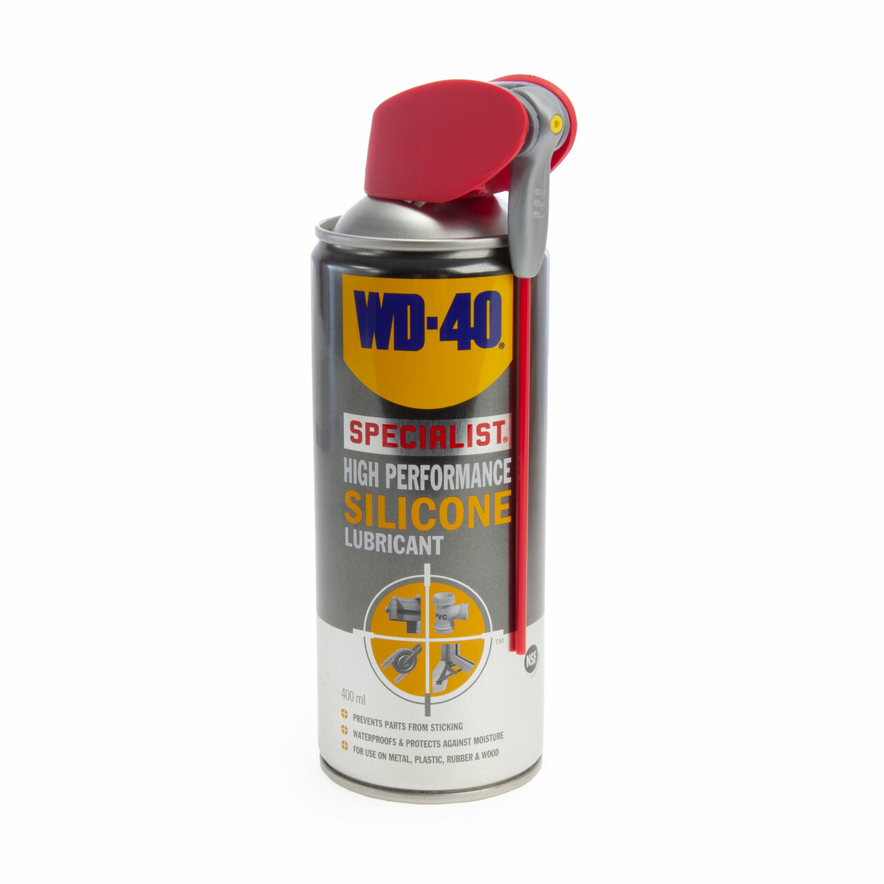 WD40 Специализиран високоефективен силиконов лубрикант 400 мл (пакет от 12)
